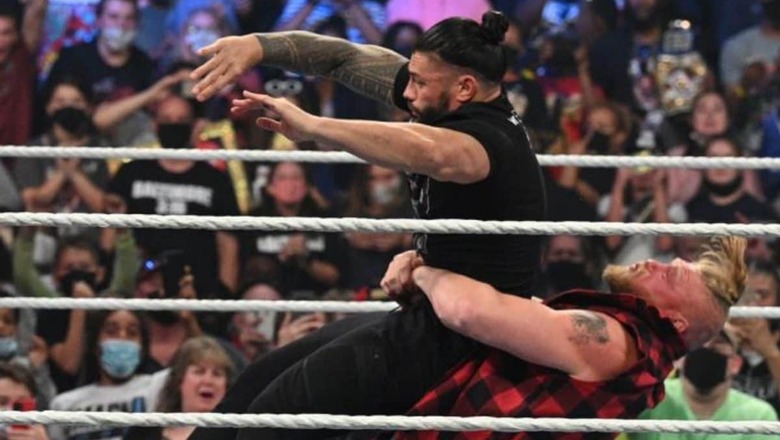 WWE SmackDown Results: Brock Lesnar Lays Waste to Roman Reigns and The Bloodline, In Pics
