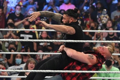 WWE SmackDown Results: Brock Lesnar Lays Waste to Roman Reigns and The Bloodline, In Pics