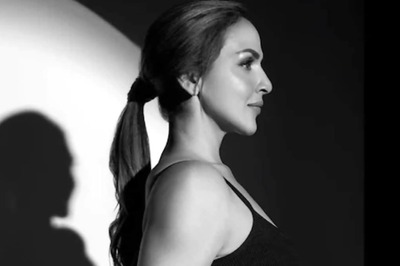 Actress Esha Deol Channels Retro Vibes In Her Black-and-white Portrait