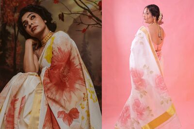 Kerala Based-Designer Nivethitha Has Been Redefining Screen Printing One Kasavu Saree At A Time