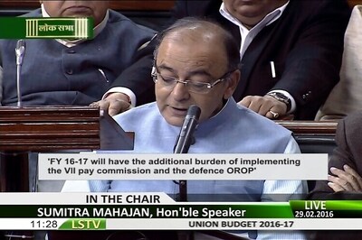Speaker permits Arun Jaitley to sit and deliver Budget speech